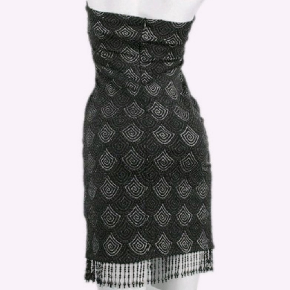 Elegant Black Strapless Dress